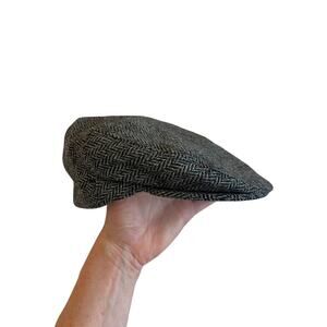 Vintage Irish‎ Jonathan Richard Wool Tweed Newsies Cap L
